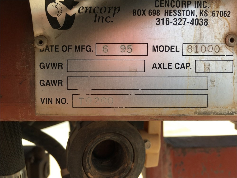 Corteva Equipment Sales Scott Sprayer Tractor with TrailerPlainview