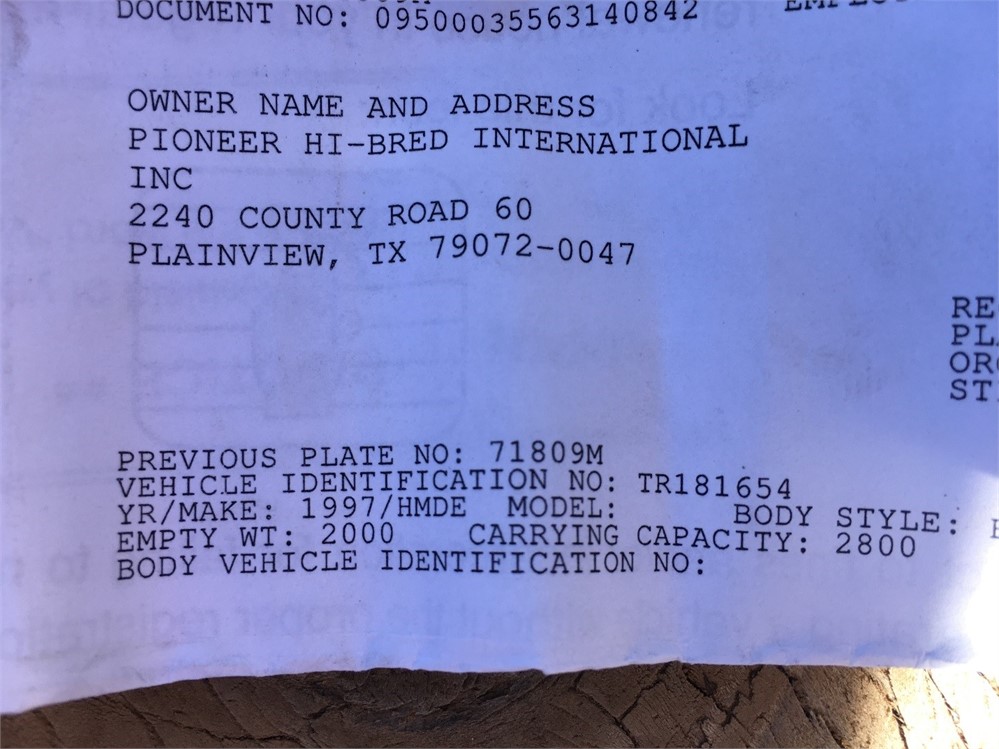 Corteva Equipment Sales Scott Sprayer Tractor with TrailerPlainview