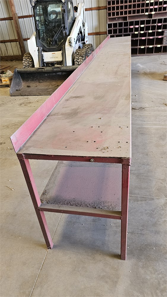 Corteva Equipment Sales Metal Work Bench Woodhull, Illinois (5840)
