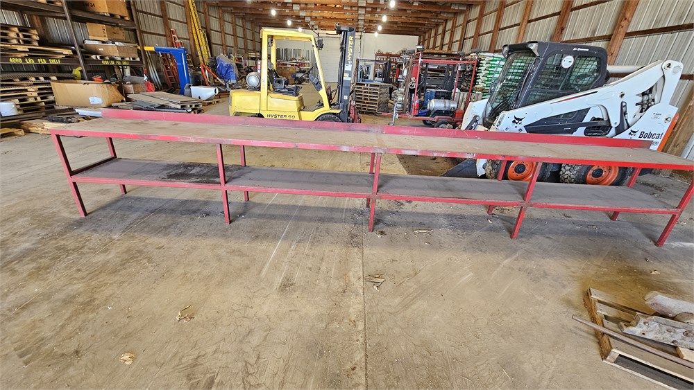 Corteva Equipment Sales Metal Work Bench Woodhull, Illinois (5840)