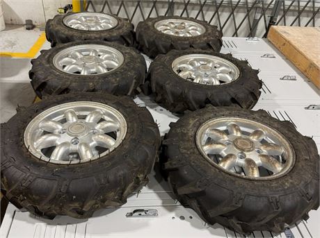 A5"x12" Rims & Tires x6 - Johnston, IA - (8534)